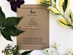 Friendship Wish Bracelet | 'Here for you always'