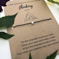 Friendship Wish Bracelet | 'Thinking of you'