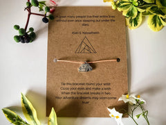 Camper's Wish Bracelet | 'A great many people live their lives without sleeping under the stars' - adventure, bracelet, camping, hiking - Monty&Ridge