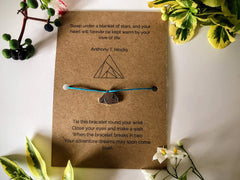 Camper's Wish Bracelet | 'Sleep under a blanket of stars, and your heart will be kept warm' - adventure, bracelet, camping, hiking - Monty&Ridge