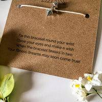 Gym lover's Wish Bracelet | 'If it doesn't challenge you it won't change you'
