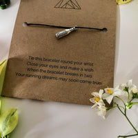 Runner’s Funny Wish Bracelet | Will run for beer