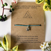 Runner’s Wish Bracelet | 'It does not matter how slow you go, as long as you do not stop'