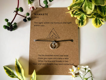 Yoga Wish Bracelet | 'Namaste'