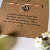 Yoga Wish Bracelet | 'A tree with strong roots laughs at storms'