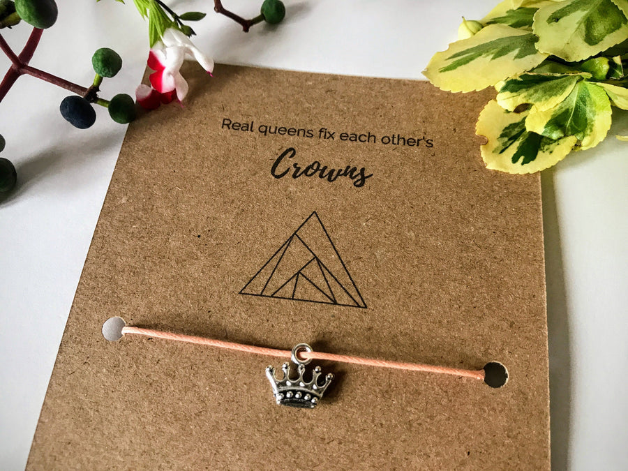 Friendship Wish Bracelet | 'Real queens fix each other's crowns'