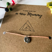 New Mummy Wish Bracelet | New baby gift