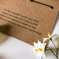 Congratulations Wish Bracelet | 'You're a star'