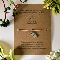 Gym lover's Wish Bracelet | 'First they will ask you why you're doing it, next they will ask you how you did it'