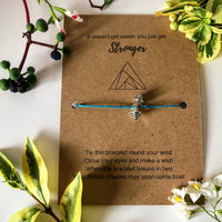 Gym lover's Wish Bracelet | 'It doesn't get easier, you just get stronger'