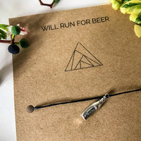 Runner’s Funny Wish Bracelet | Will run for beer