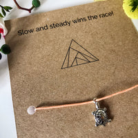 Runner’s Wish Bracelet | 'Slow and steady wins the race'