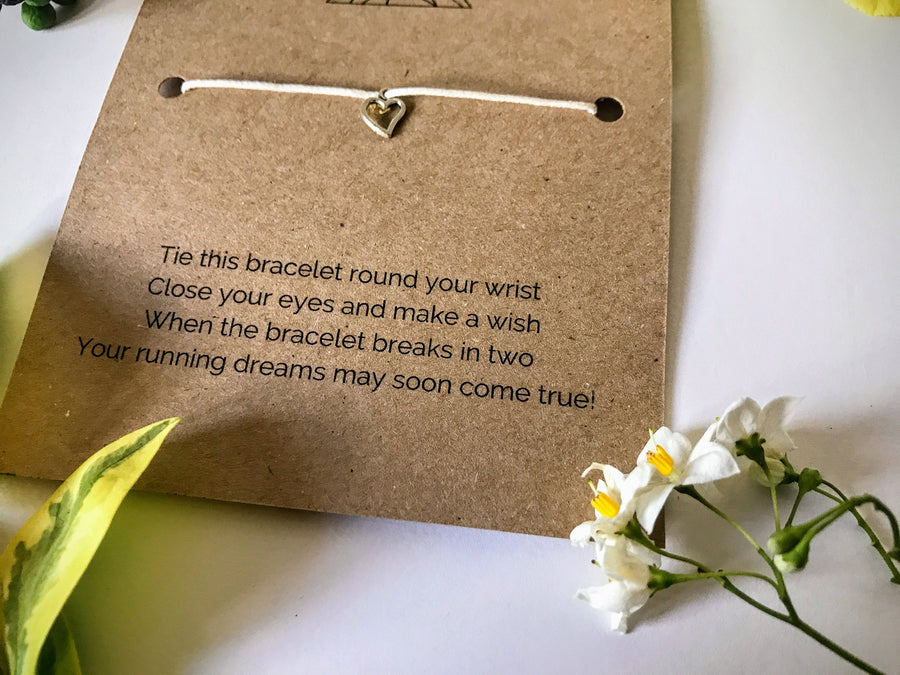 Runner’s Wish Bracelet | 'When your legs give up, run with your heart'