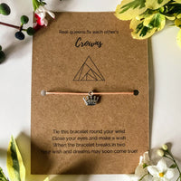 Friendship Wish Bracelet | 'Real queens fix each other's crowns'