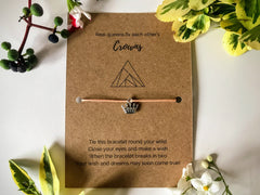 Friendship Wish Bracelet | 'Real queens fix each other's crowns'