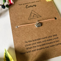 Friendship Wish Bracelet | 'Real queens fix each other's crowns'