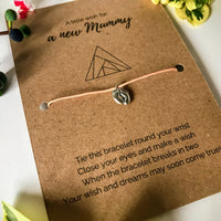 New Mummy Wish Bracelet | New baby gift