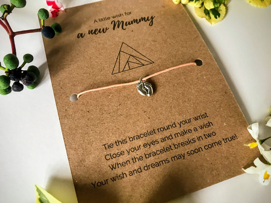 New Mummy Wish Bracelet | New baby gift