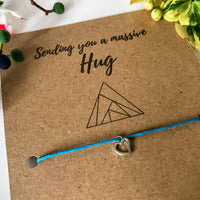 Friendship Wish Bracelet | 'Sending you a hug'