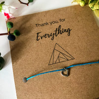 Thank You Wish Bracelet