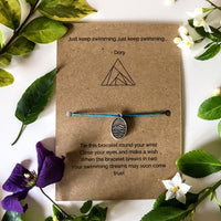 Swimming Wish Bracelet | 'Just keep swimming - Dory'