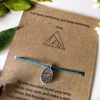 Swimming Wish Bracelet | 'Just keep swimming - Dory'